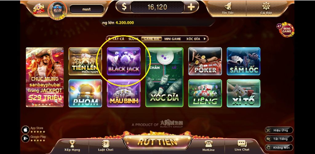 Cách chơi game bài Blackjack Sunwin